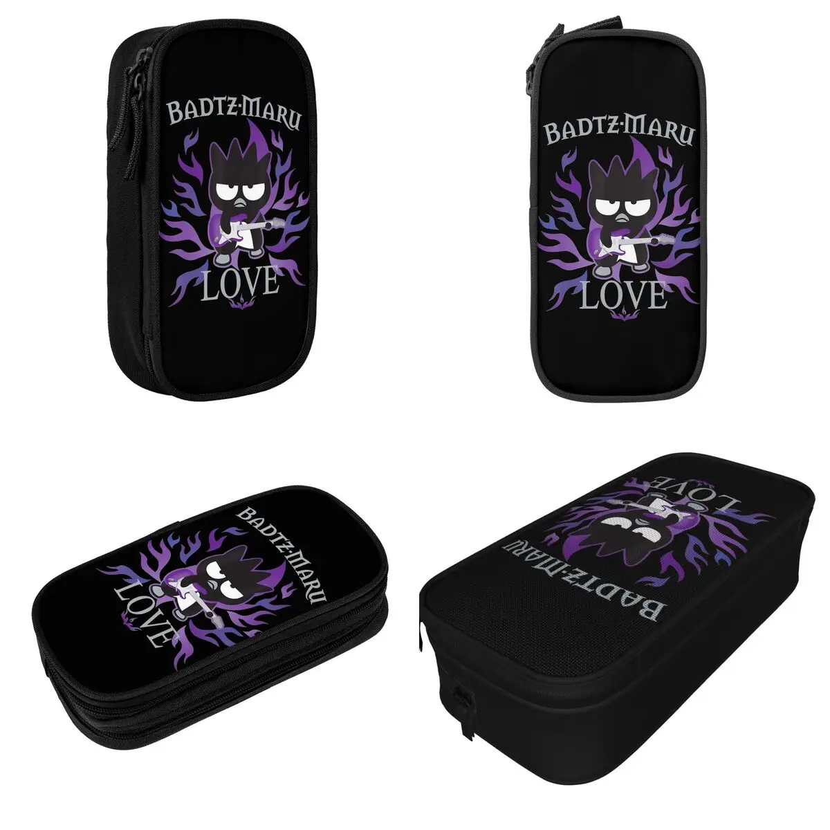 Badtz Maru Rock Star Love Pencil Case Pencil Pouch Pen Kids Big Capacity Bag School Supplies Zipper Stationery