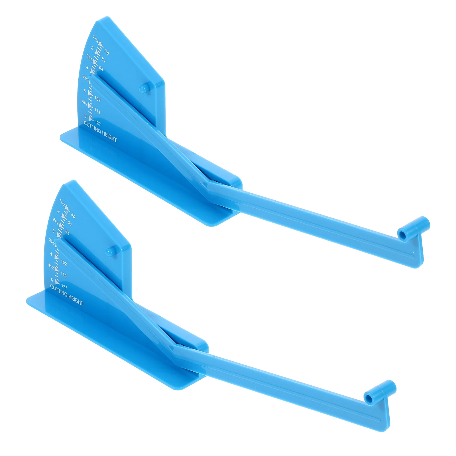 

2 Pcs Balance Ruler Lawn Mower Deck Level Gauges Measuring Tool Premium ABS Durable Sturdy Long Service Time Horizontal Check