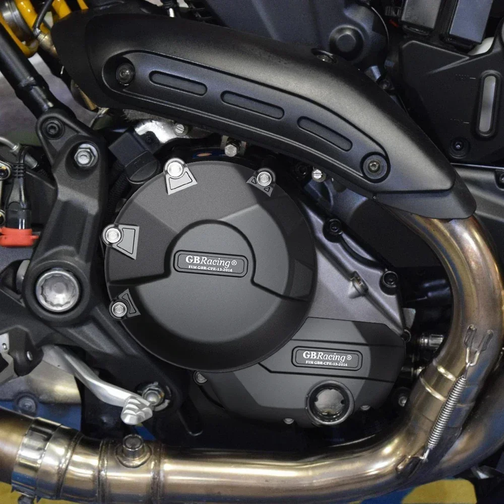 GB Racing ฝาครอบเครื่องยนต์ชุดป้องกันสําหรับ Ducati MONSTER 1200R 2016-2019 ฝาครอบป้องกันรถจักรยานยนต์