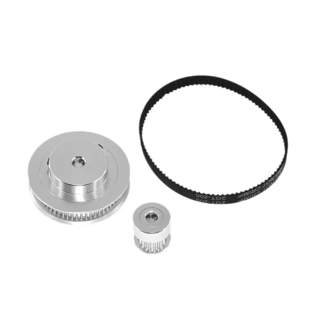 2GT Gear Pulley System 20T 60T 1 to 3 Ratio Timing Kit Mechanical Transmission Unit For CNC Machine Performance Upgrade