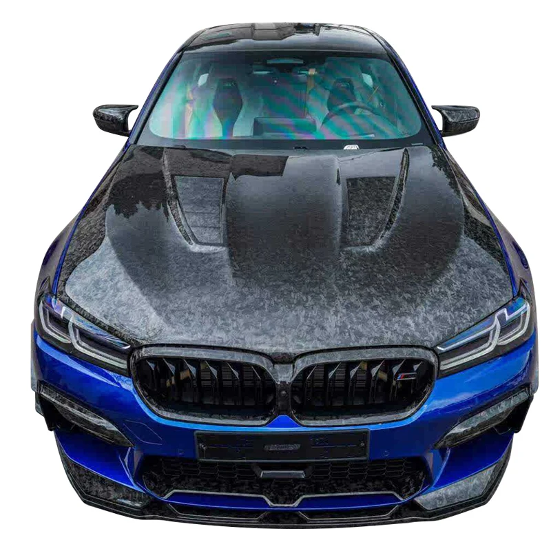 Dry/Wet Forged Carbon Fiber Auto Body System Engine Hood For BMW F90 M5 M Lci