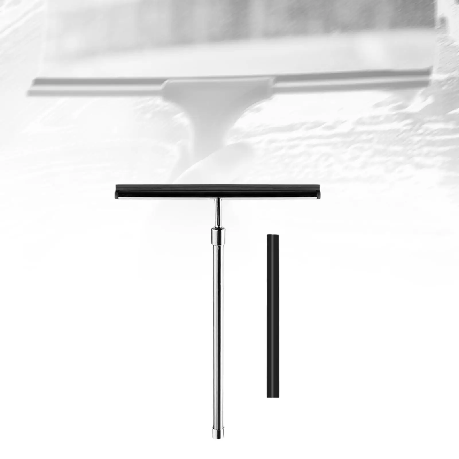 Shower Squeegee Washing Wiper Mirror Scrapers Tile Cleaning Adjustable Length