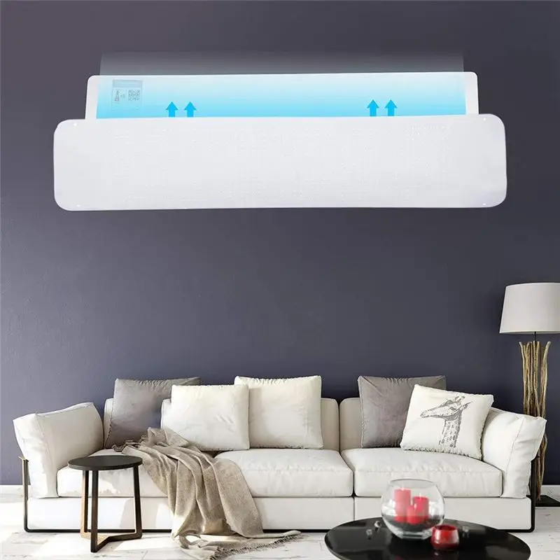 A76I-Adjustable Air Conditioner Wind Shield, Anti-Direct Blowing Wind Guide Cover, Wind Shield Hanging Machine Universal