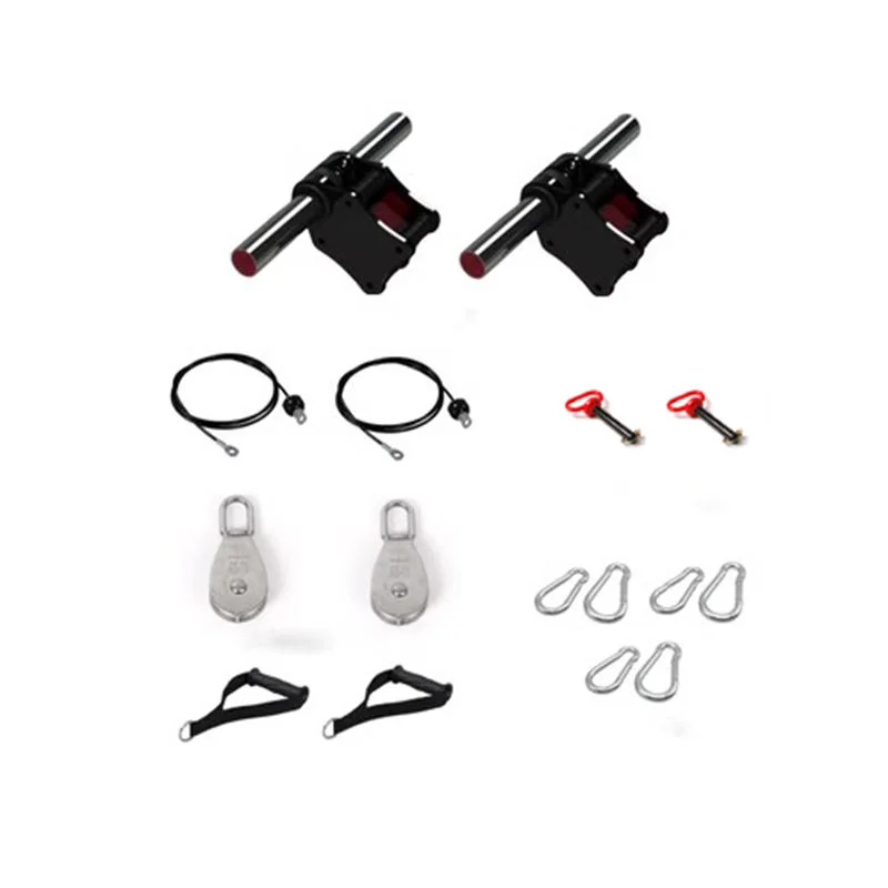 High Pull Slide Attachment Bird Glider Smith Rope Accessories Multi-Functional 3*3 Inch Squat Rack Gym Use Fitness Equipment