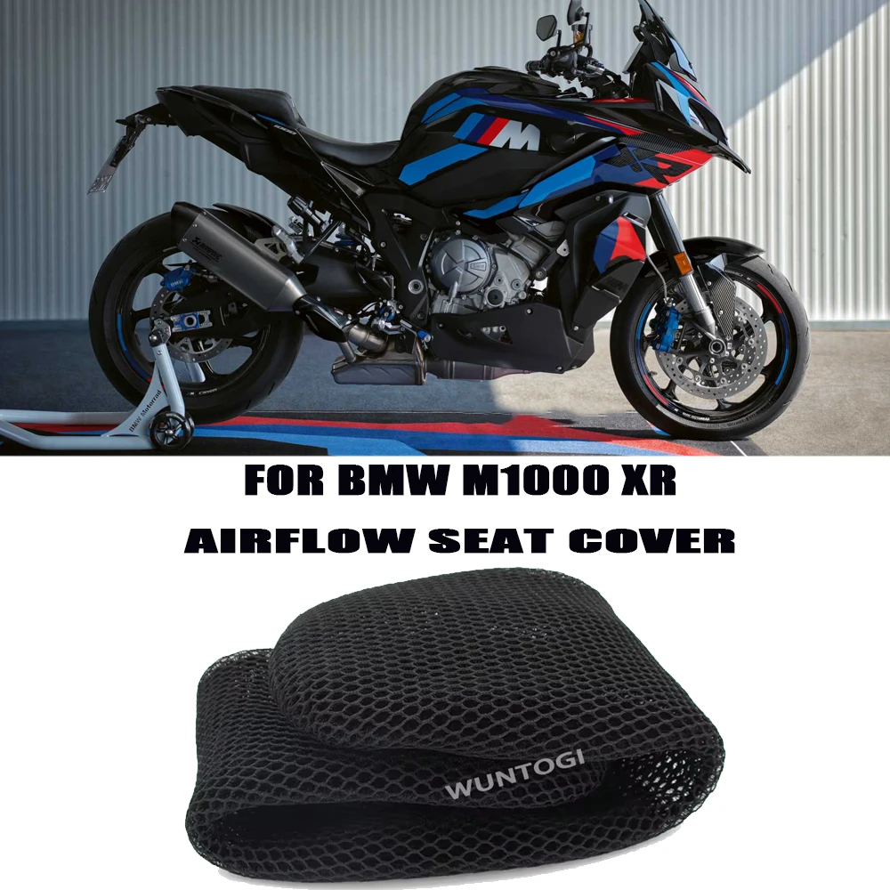 M1000XR Accessories 3D Seat Cover 2024 New For BMW M1000 XR M1000xr 3D Airflow Seat Cover Motorcycle Cooling Seat Cushion Cover