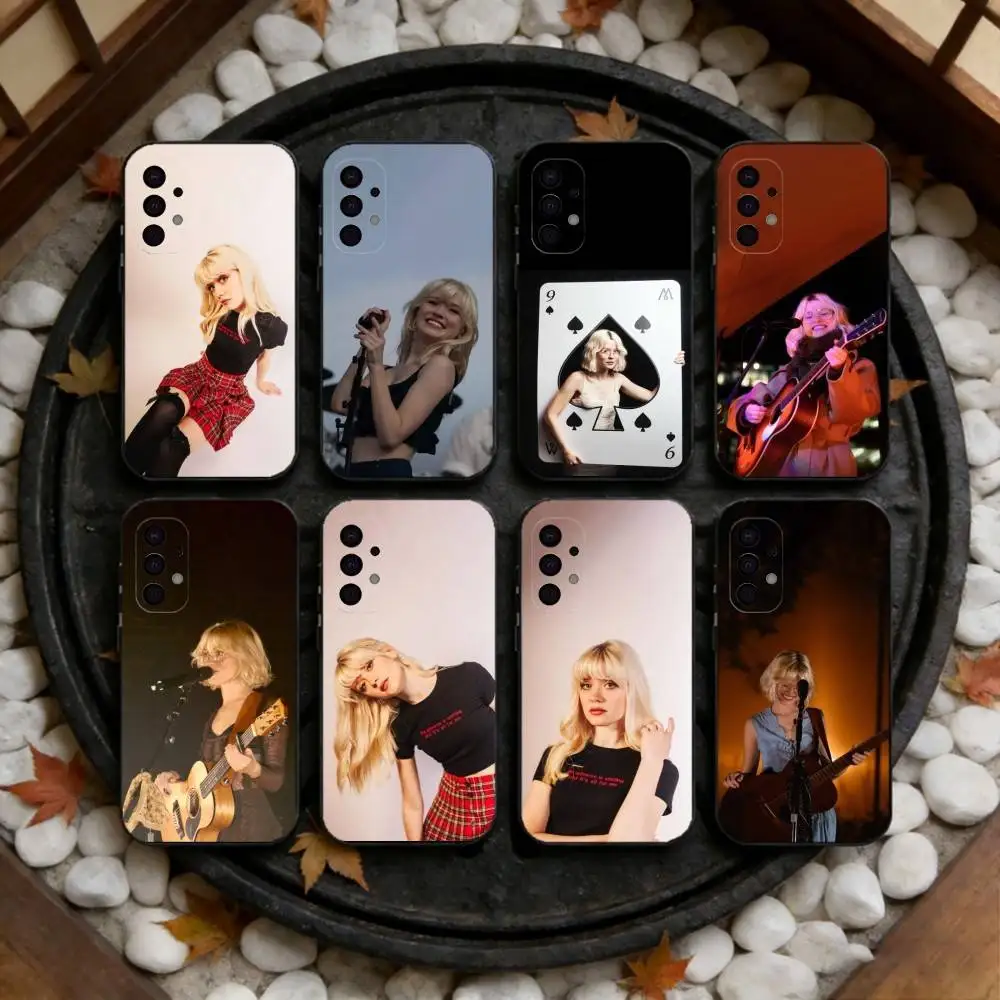 Singer Maisie Peters Phone Case For Samsung S25,24,23,22,30,21,10,9,Ultra,Plus,FE 5G Black Soft Case