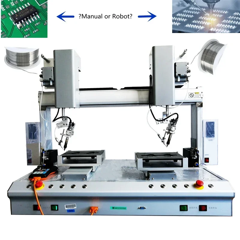 8 AXIS Irons robot flux automatic selective pot torch pcb tin gas smd quick electric soldering robotic kits soldering machine