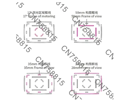 For Film/Digital Cameras, Accessories，OV-X2 17 ° Optical Viewfinder view 6