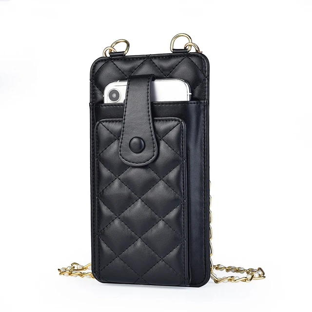 Damska uniwersalna torba na telefon komórkowy Outdoor Sport Skórzany portfel z wieloma przegródkami na karty Torby na ramię Crossbody