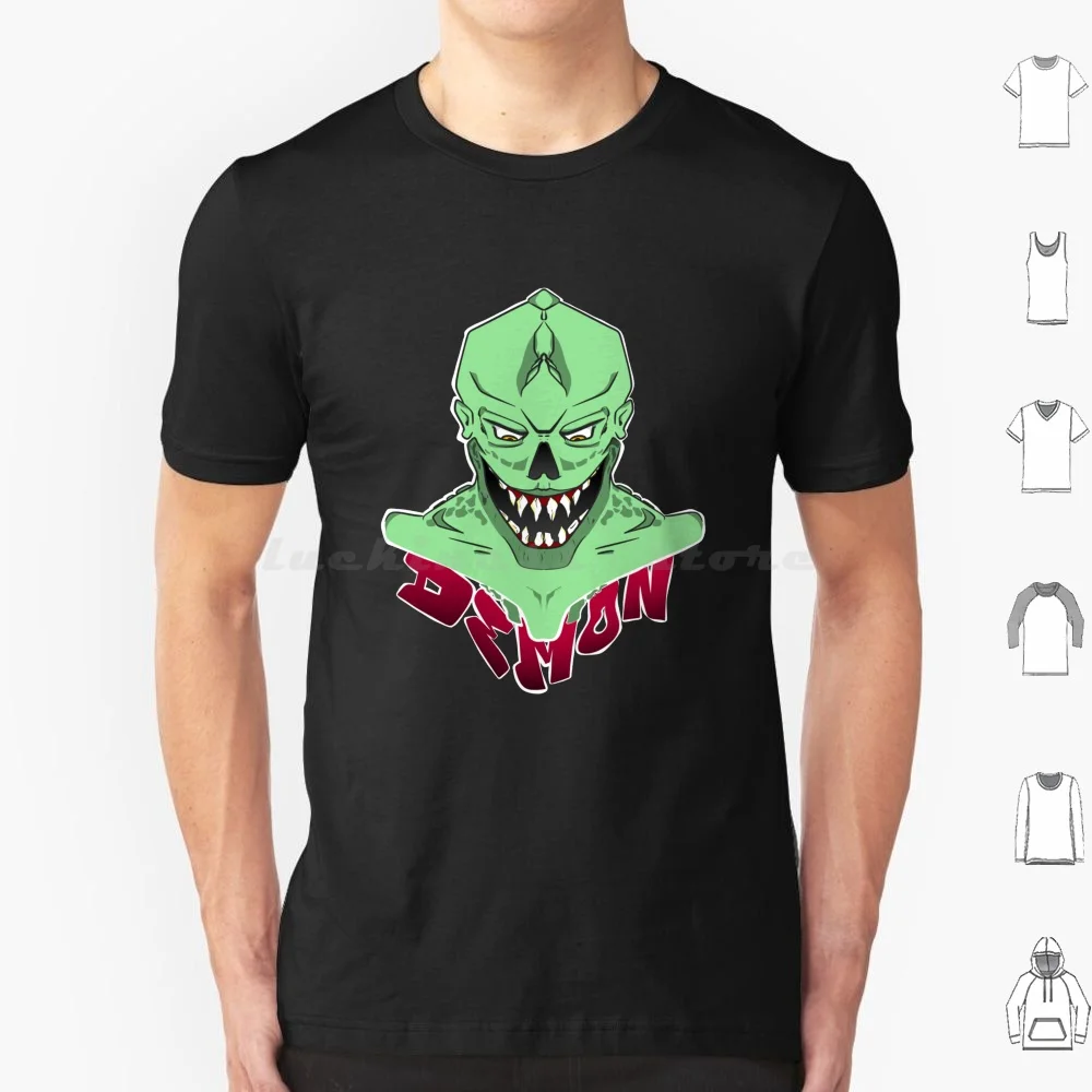 Green Demon T Shirt Men Women Kids 6xl Demon Green Demon Devil Gaming Gamers Character Darkness Manga Anime Teeth Skull Evil