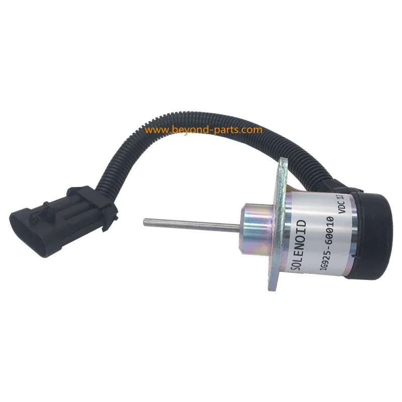 

V2403 Excavator Parts Flanrout Engine Stop Solenoid Valve 1G925-60010 12V