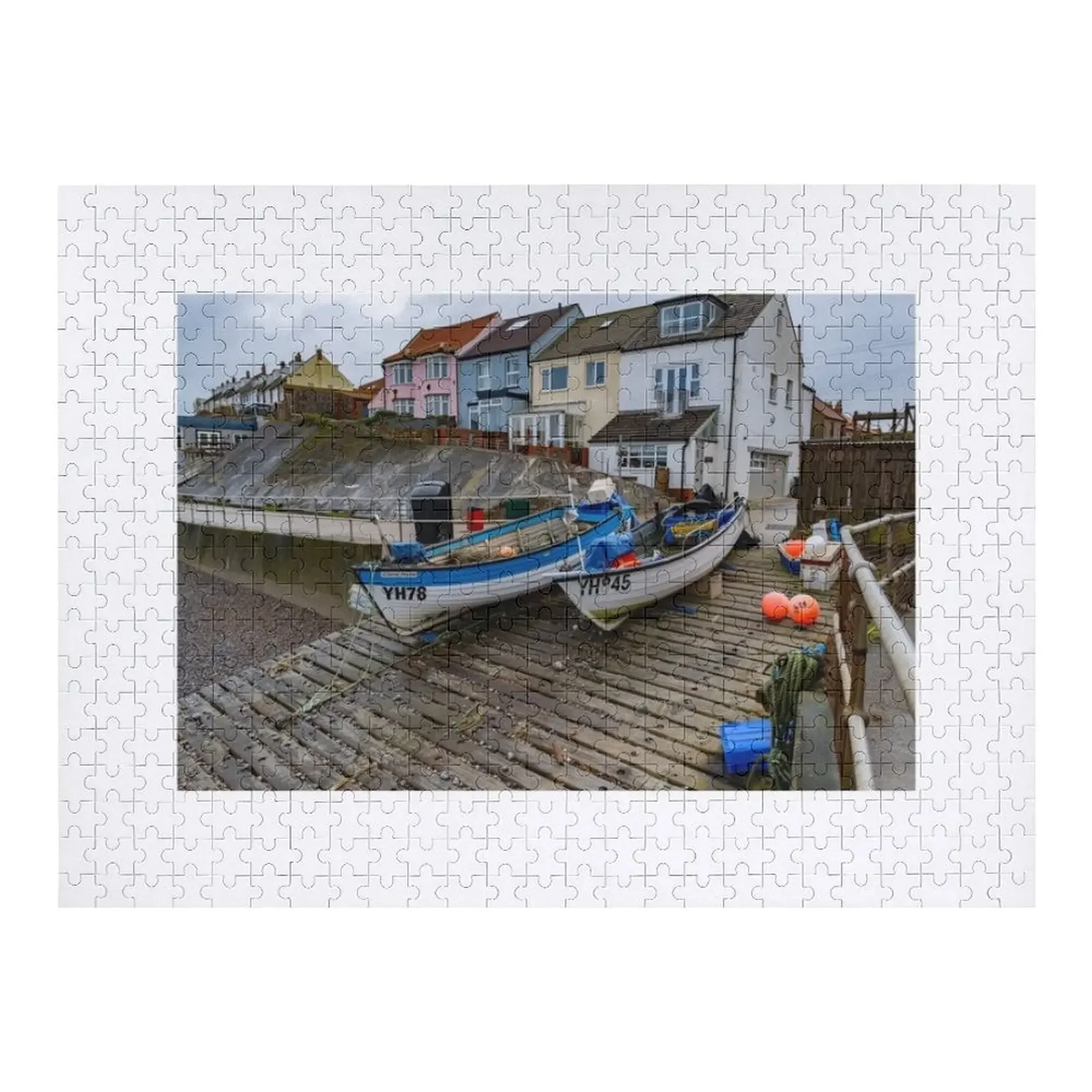 

Crab fishing boats on the wooden slipway Jigsaw Puzzle Wooden Animal Jigsaw For Kids Baby Toy Personalized Puzzle