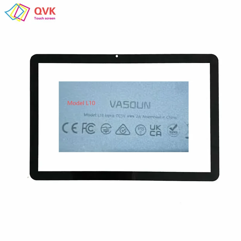 10.1Inch Black For VASOUN TAB 12 L10 Tablet PC Capacitive Touch Screen Digitizer Sensor External Glass Panel