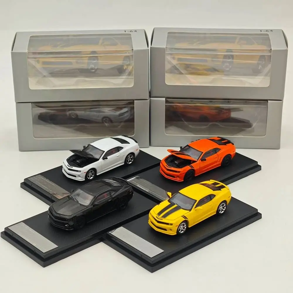 

Модель Glory 1:64: Коллекционная металлическая миниатюра автомобиля Camaro, ограниченная серия, подарок, игрушечная модель автомобиля