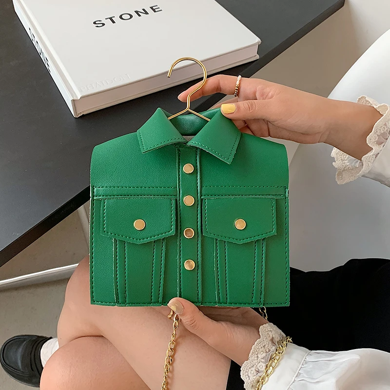 Unusual Women\'s Bag 2023 Trend Leather Shoulder Bag Ladies Personality Casual Fashion Luxury Designer Funny Chain Crossbody Bag