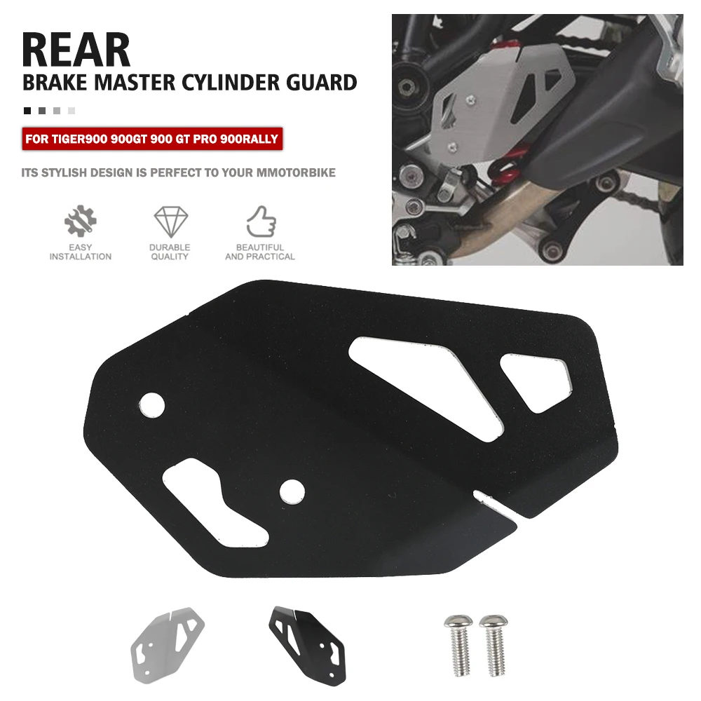 Motorcycle Heel Protective Cover Guard FOR Tiger900 Tiger 900 Rally Pro GT 2020 2021 2022 2023 Rear Brake Master Cylinder Guard