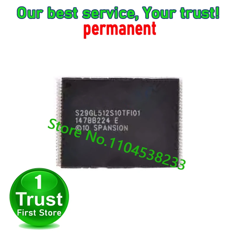 S29GL512P11TFI010 PC28F512M29EWHB 1PCS/LOT  512M29EWH BGA64  Trust First   in stock