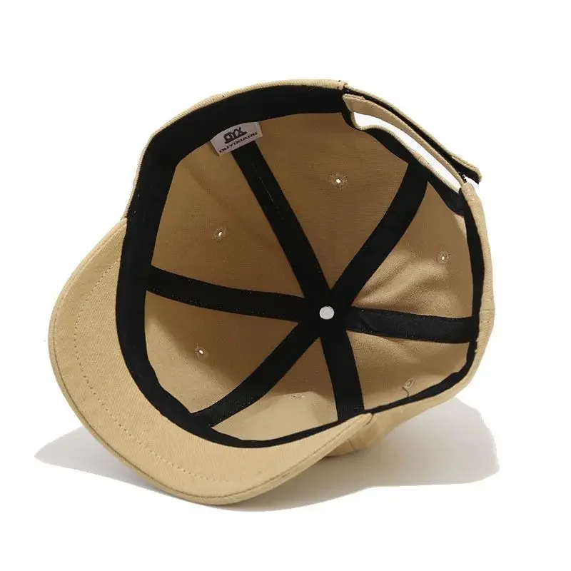 للجنسين قصيرة حافة قبعات البيسبول Snapback قبعة القطن قبعة النمط الياباني الصيف عارضة الشمس حماية قبعات لا تغطي الرأس بالكامل