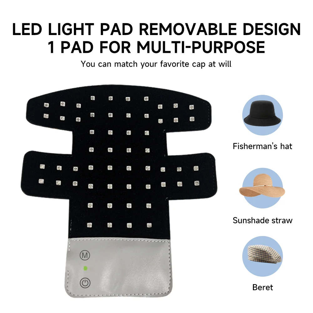 LEDレッドライトセラピーキャップ育毛帽子、発毛促進と脱毛治療用ライトセラピーキャップ