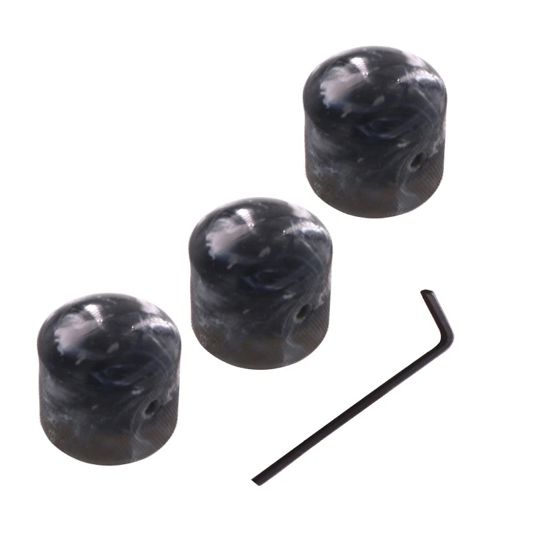 Guitar Knobs Volume Tone Speed Control Knobs Shaft Top Hat Knobs Guitar Speed Control Pots Knobs with Hexagon Spanner