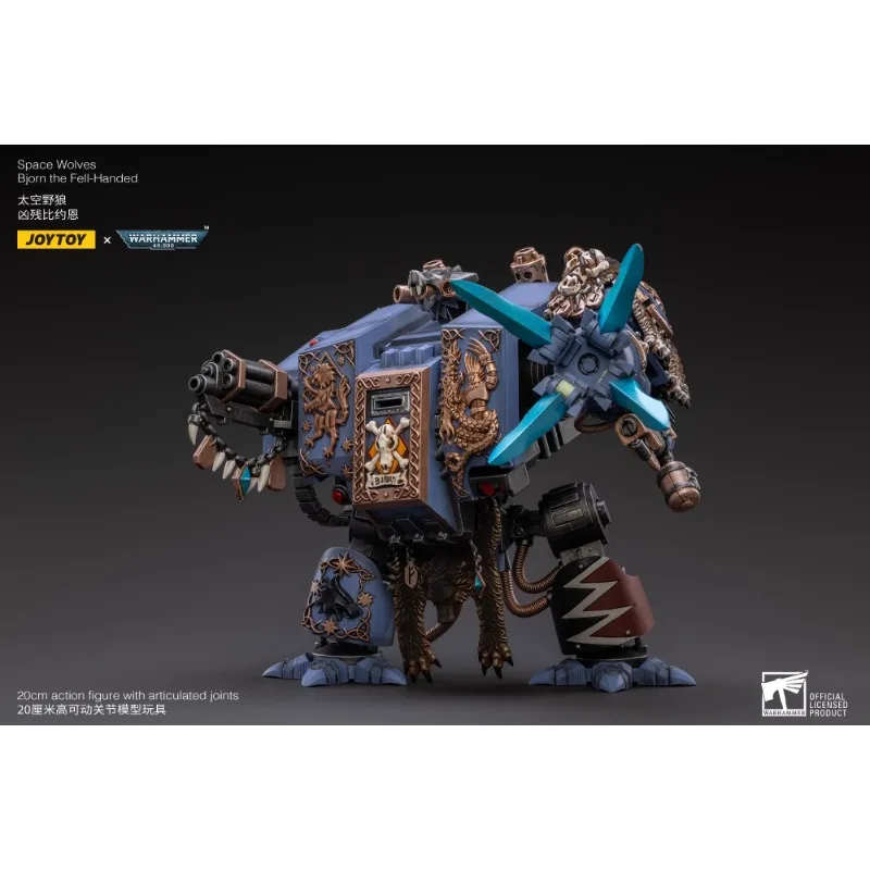 Auf Lager JOYTOY Warhammer 40K Actionfigur Space Wolves Bjorn The Fell-Handed Anime Figuren Gemeinsame bewegliche Modellsammlung Spielzeug