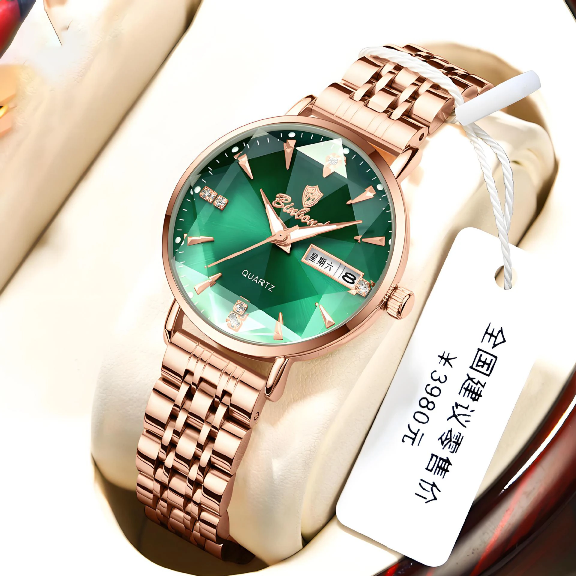 ZH153 Orologio da donna per il tempo libero e la moda Orologio da polso al quarzo sportivo da lavoro con specchio di diamanti Orologio di lusso leggero Regalo, orologi da donna