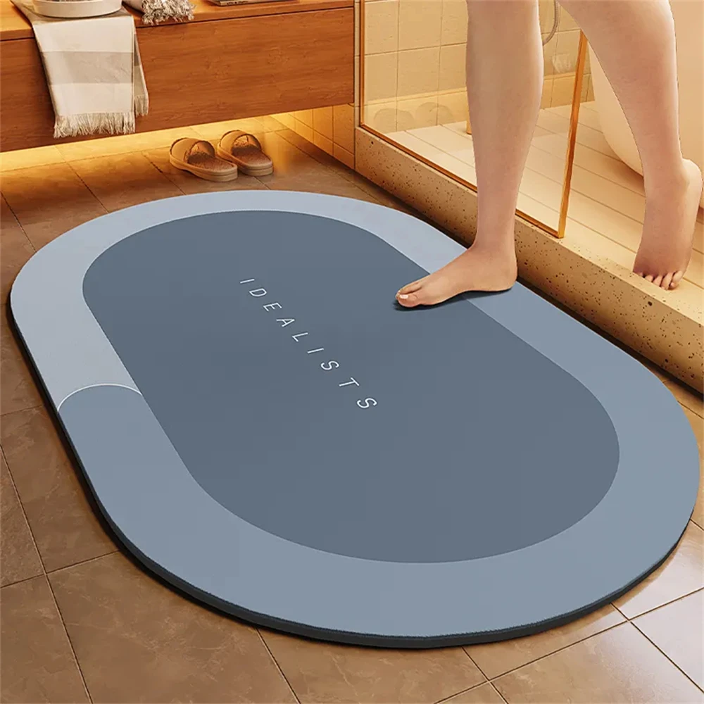 Diatom mud Kitchen Non-slip Mat Bathroom Absorbent Mat Diatomaceous Earth Mat Bathtub Non-slip Carpet Long Strip Carpet