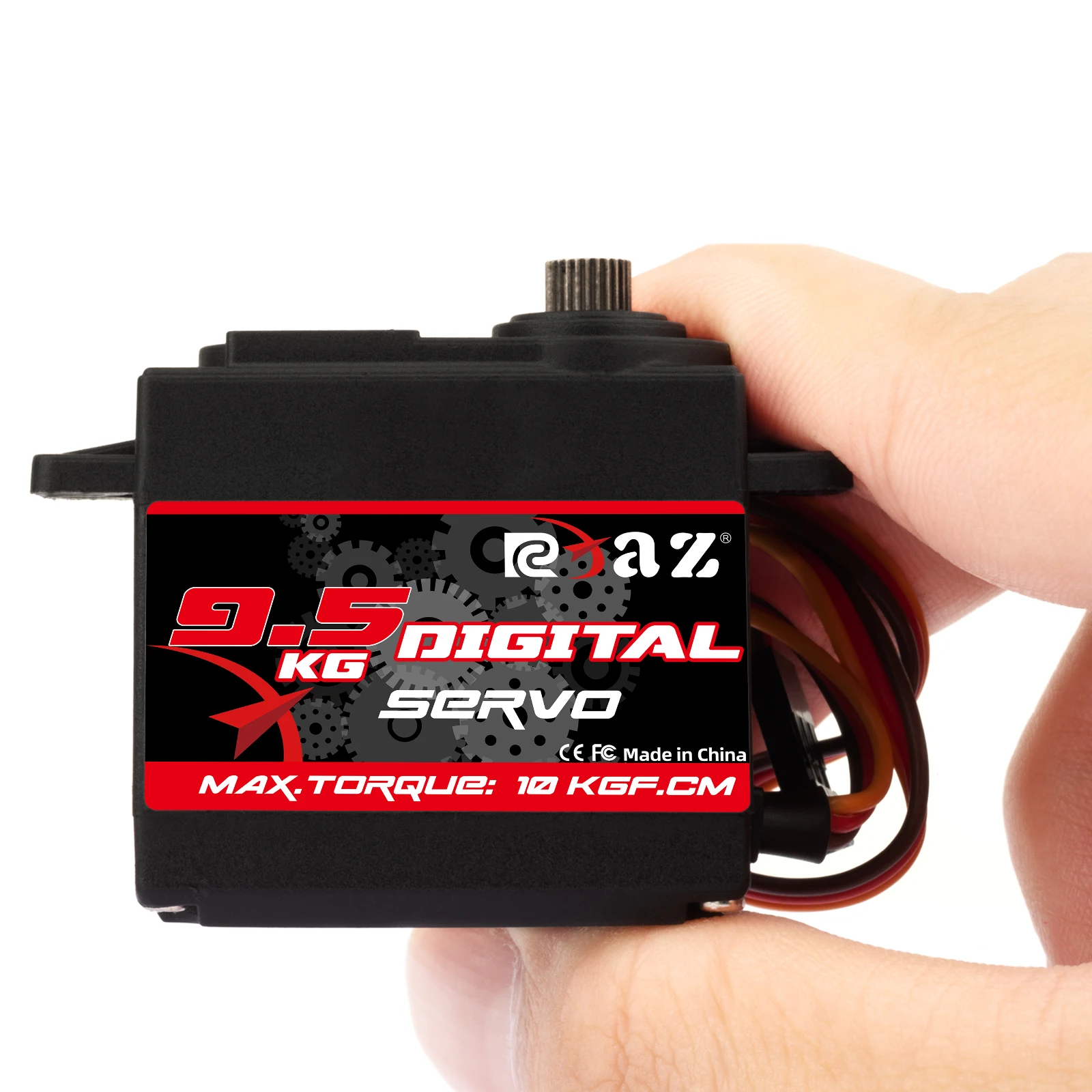 Servo RC 9.5KG Metal Gear Servo motore digitale Servo sterzo per 1/8 1/10 RC Auto a corto raggio Camion Monster Robot Barca