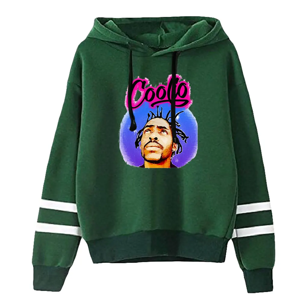 Rip Coolio-Sudadera con capucha para hombre y mujer, ropa de descanso con mangas paralelas, sin bolsillo, Rapper, Unisex