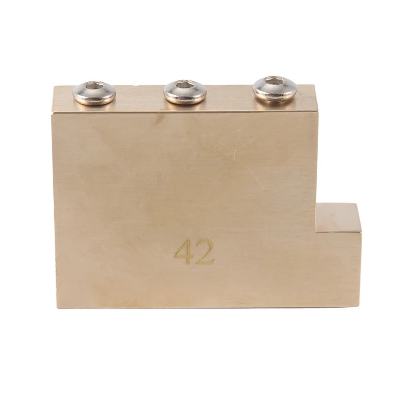 Solid L Shape Tremolo Brass Block For Floyd Rose Locking Tremolo Bridge Electric Guitar Easy Install