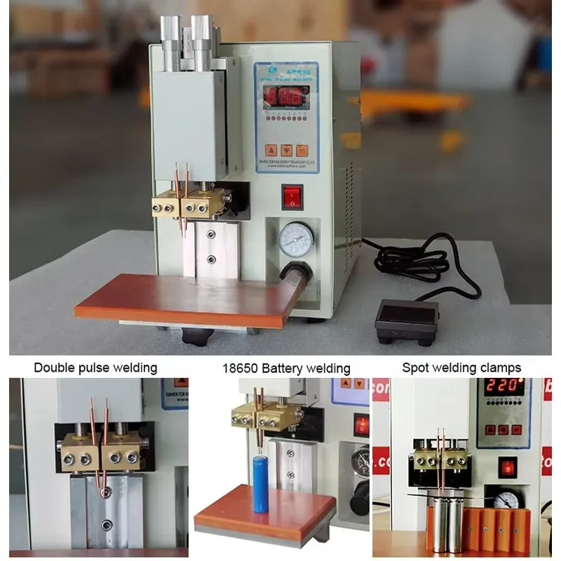 Portable Battery Spot Welding Tool for DIY Enthusiasts High Power Dual Pulse Adjustable Current 18650 21700 32650 Lithium Ion view 5