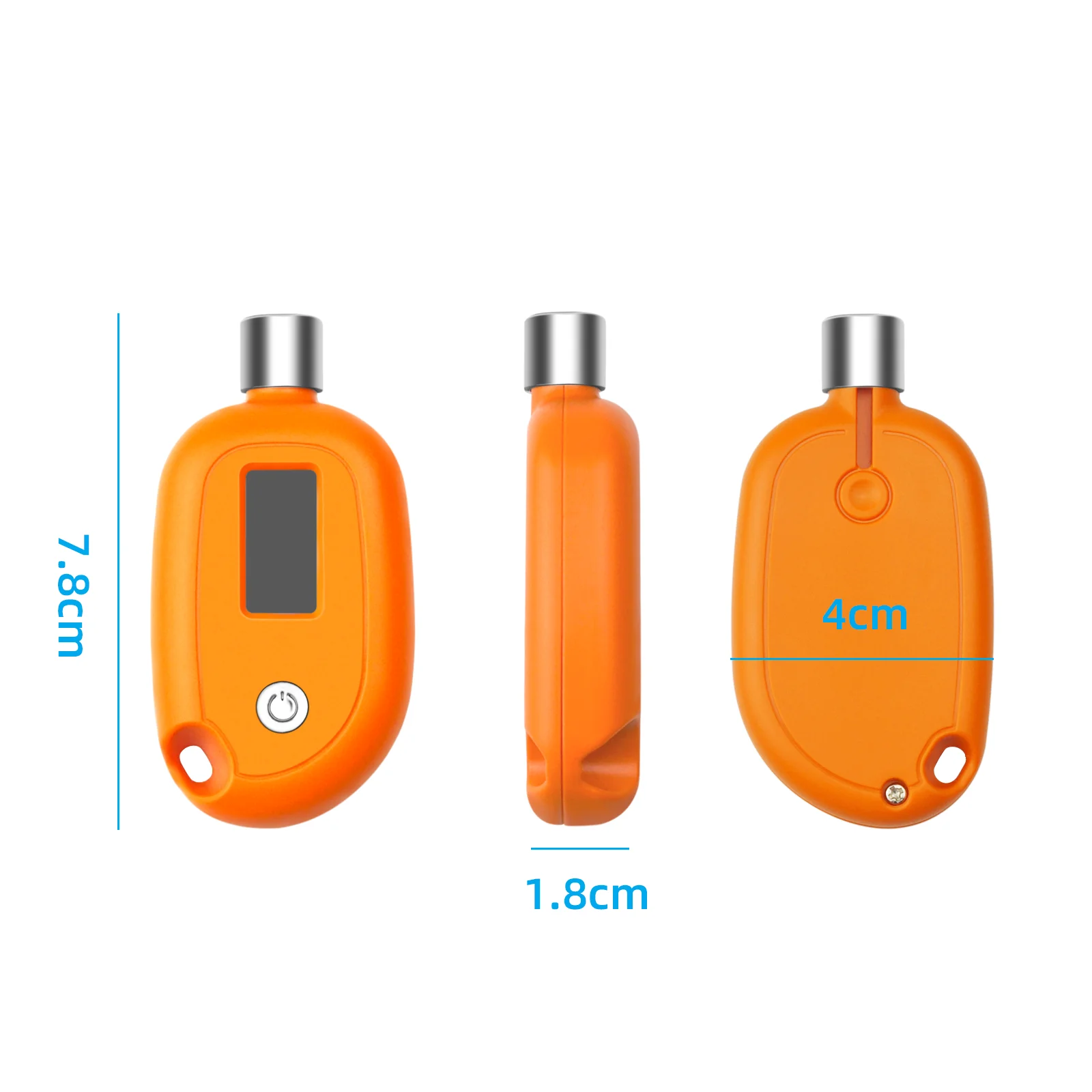 Jauge de pneu numérique avec écran LCD, testeur de pression d'air pour pneus de voiture, outils de test d'alarme de sécurité pour pneus de moto et automobile portables