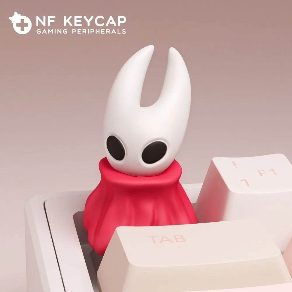 Skull and Pet-Themed Keycaps Featuring Cute chibi Designs; Custom ESC Keys Compatible with Standard Cross-Stem Switches