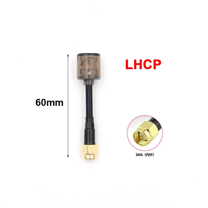 Lollipop 5 RHCP/LHCP 5.8G 2.8dBi MINI FPV Antenne SMA/RP-SMA/MMCX-Straight/MMCX-hoek/UFL voor RC Zender Ontvanger Drones DIY - afbeelding 1