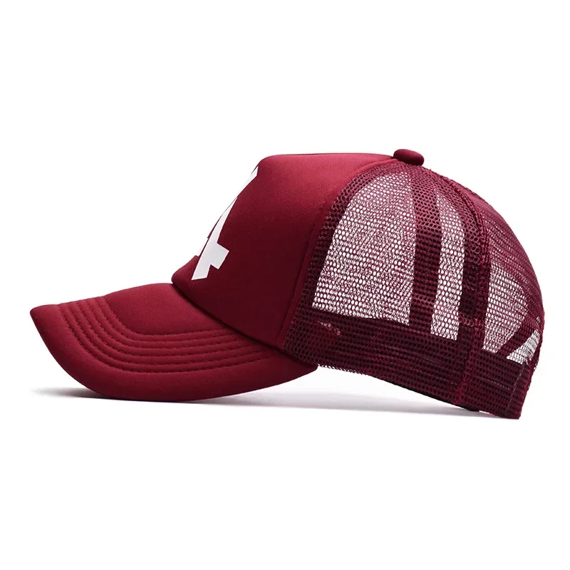 قبعة سائق الشاحنة الشبكية للجنسين ، قبعة بيسبول ، قبعات مطبوعة ، سناباك ، هيب هوب ، كاجوال ، رجال ، نساء ، صيف ، جديد #4