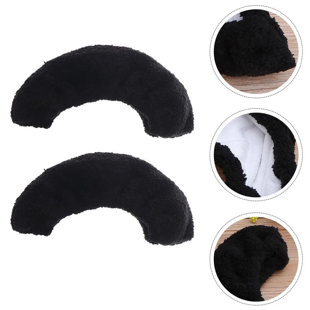 

Пара эластичных чехлов для лезвий коньков (хоккейных, фигурных), влагопоглощающие защитные накладки на лезвия, черные, надеваемые на коньки