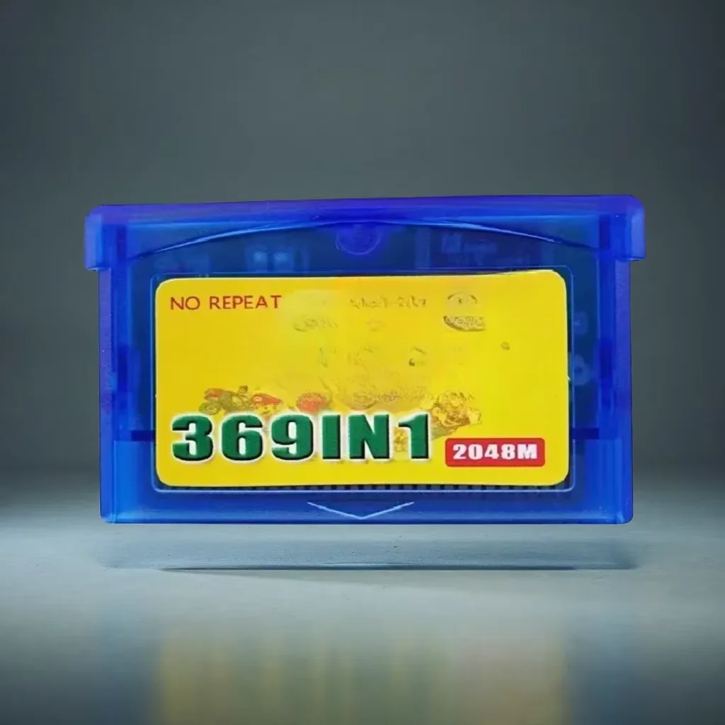 369 in 1 GBA Game Cartridge 32-Bit Retro Game Combo Card with English Software Ideal Holiday Gift for Kids view 4