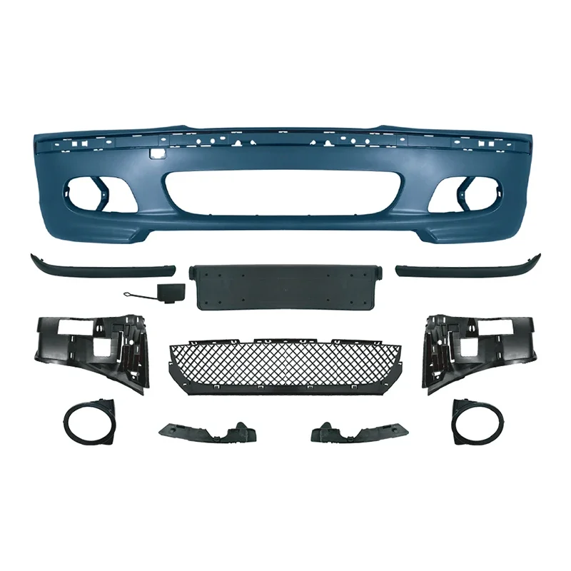 E46 Upgrade M-Tech Style Front Bumper Body Kit Body Parts For  3 Series E46 1999-2004