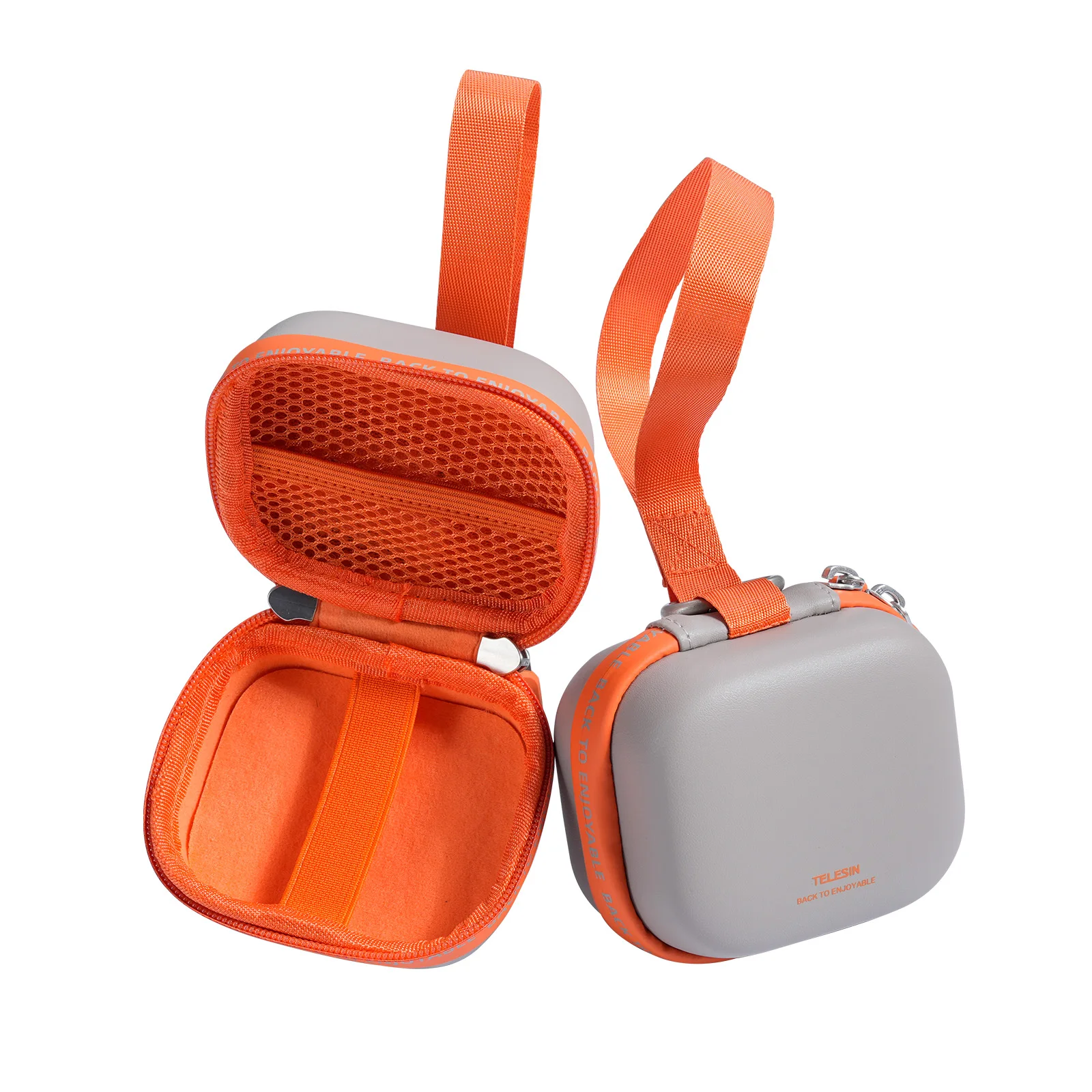 TELESIN DisAdv Mini – praktyczna torba ochronna do przechowywania i transportu, przeznaczona dla kamer DJI OSMO Action 6, 5 Pro, 4, 3 oraz kamer GoPro Hero i Insta 360 Ace Pro 2. — zdjęcie produktu 7