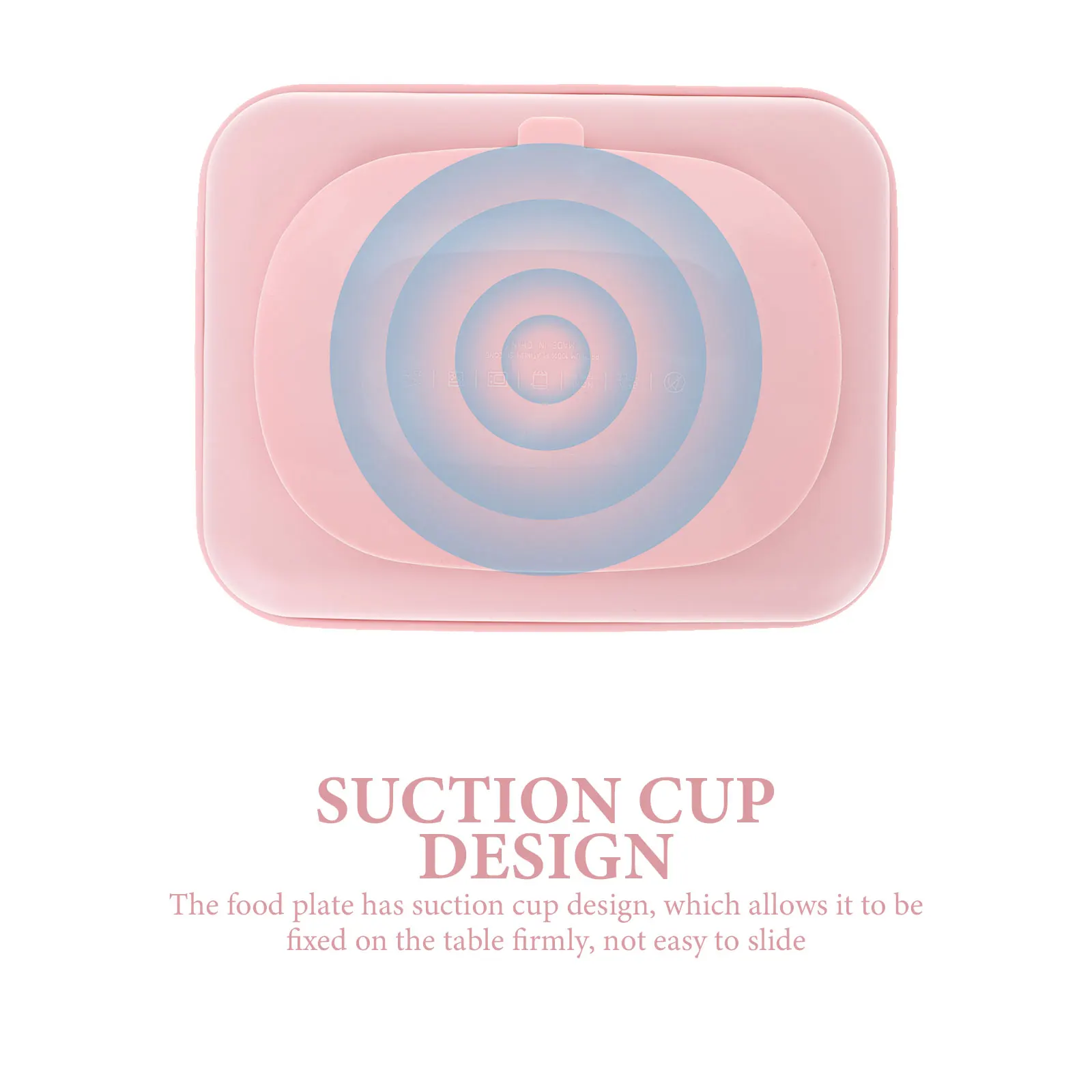 

Serving Baby Silicone Plate Snacks Plates for Babies Ceramics Divided Tray with Lid Pink