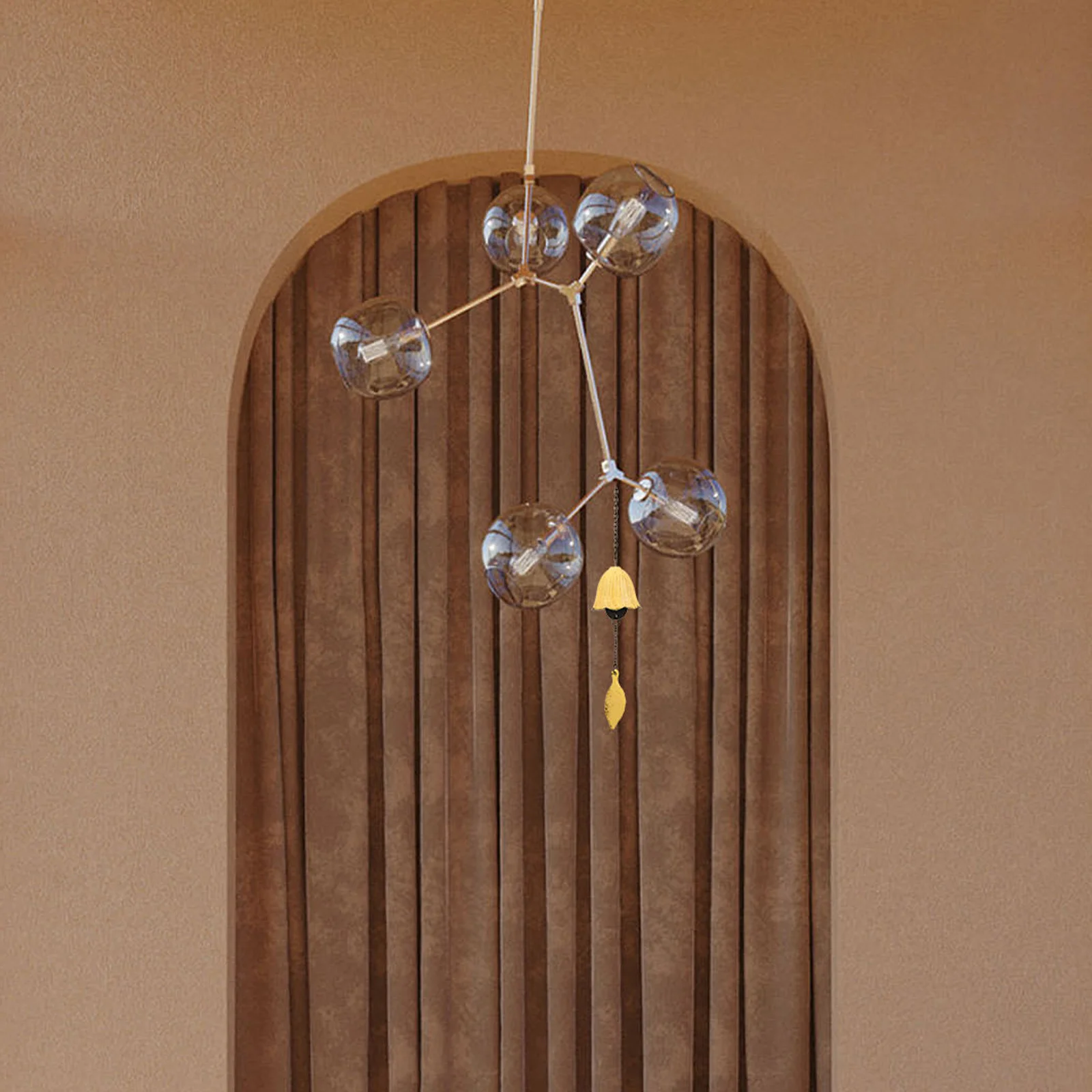 

2Pcs Outdoor Cast Iron Wind Chimes Japanese Vintage Maple Leaf Bell Garden Patio Balcony Soothing Sound Good Luck