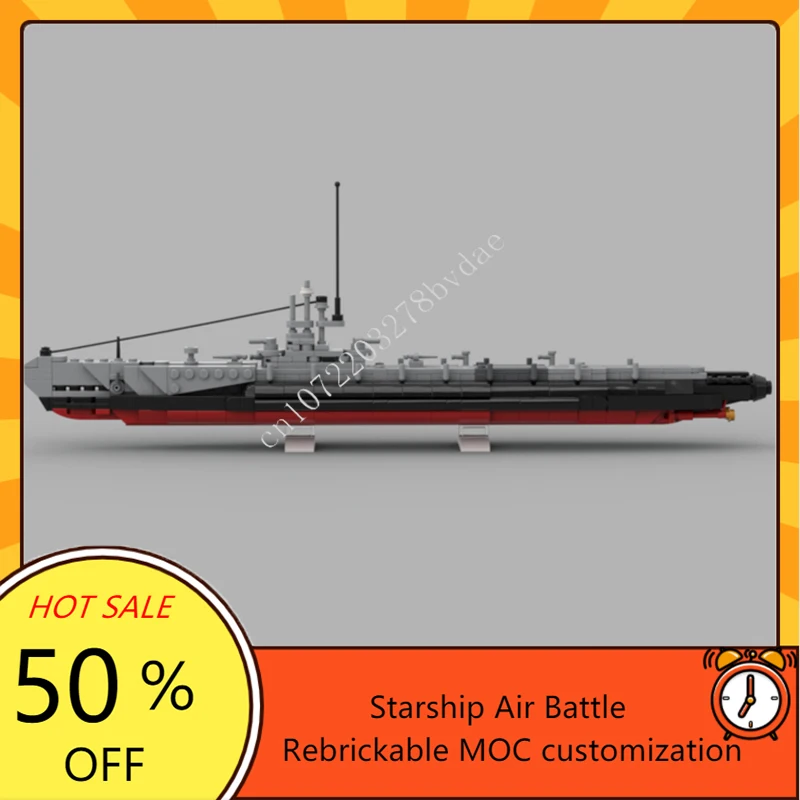 

378PCS MOC USS Cod (SS-224) Puzzles Warship Set Assembly Creative Kids Puzzle Holiday TBirthday Christmas Gift Toys for Kid Age