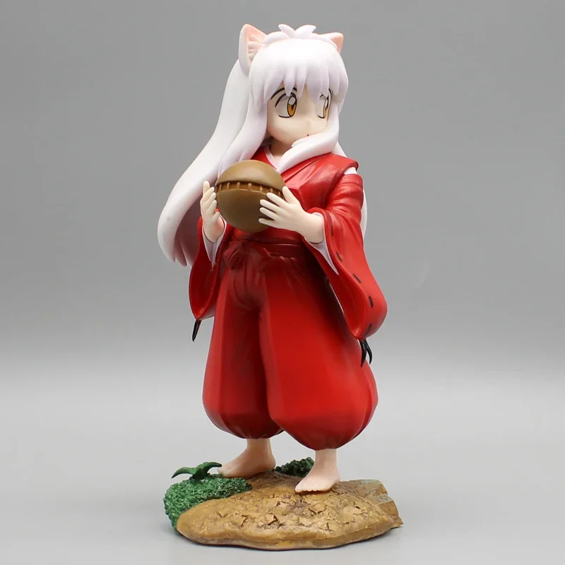 Anime Inuyasha Figuras de Ação, Infância, Enfeites infantis fofos, Coleção de modelos PVC, Presentes de Brinquedo do Miúdo, 16cm