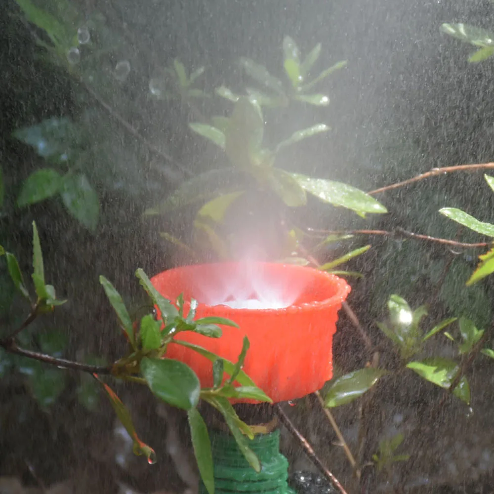 Boquilla pulverizadora de cobre para jardín de granja, cabezal de boquilla de 1/2/3/4, rociador de niebla para pesticidas en invernadero, rosca de