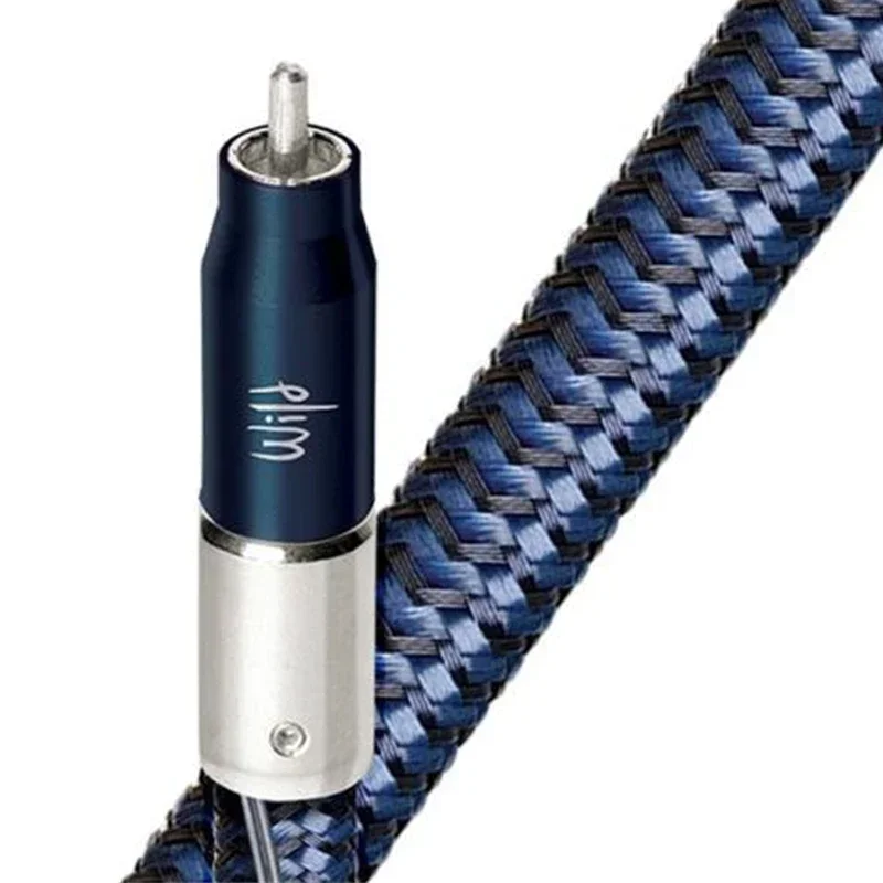 Hi-end Wild Blue Yonder RCA Cable PPS Silver HiFi Audio Interconnect Line with 72V Battery