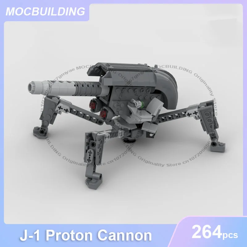 

MOC Building Blocks J-1 Proton Cannon Model DIY Assemble Bricks Space Collection Educational Creative Display Toys Gifts 264PCS