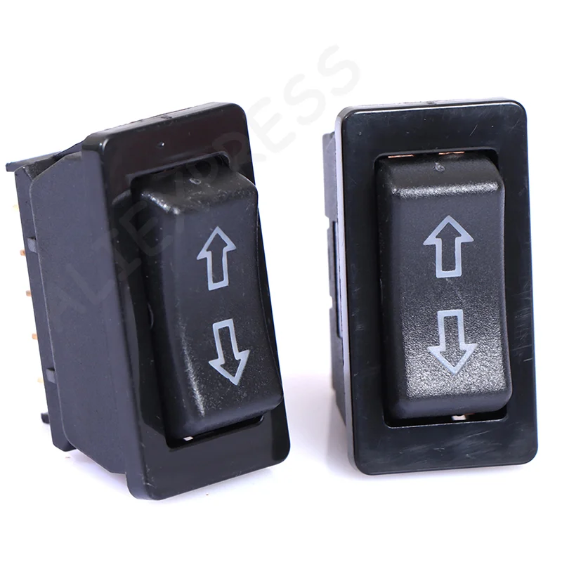 

New1Pc Plastic Car Power Window Switch With Lamp Electronic Components Universal