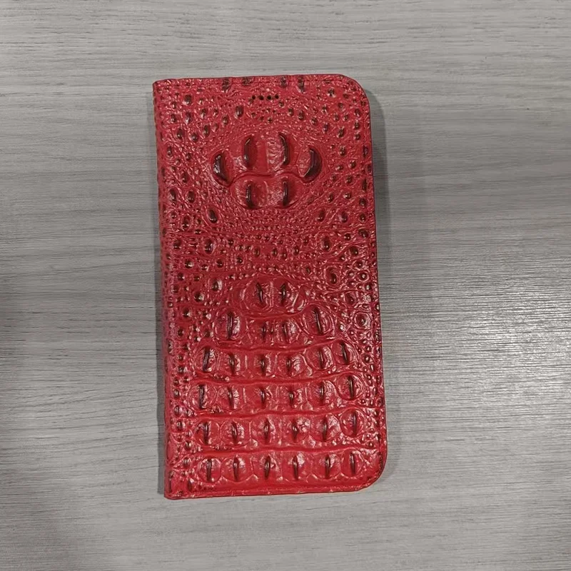 

Чехол-книжка из натуральной кожи с когтями крокодила для Samsung Galaxy S20 S21 S22 S23 S24 S25 S26 FE Plus Ultra Edge Wallet Cover Чехлы