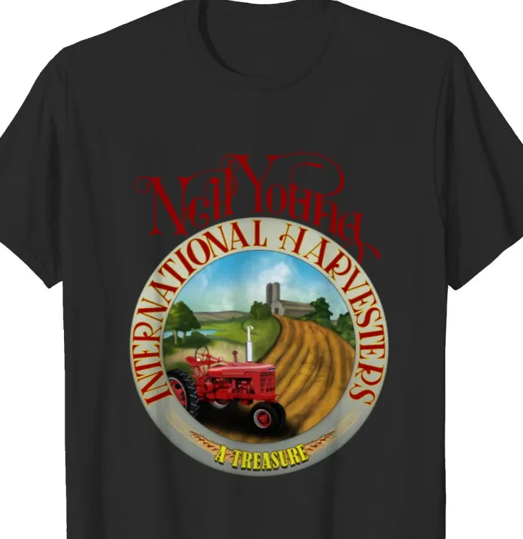 

Vintage Neil Young Harvesters T-Shirt Short Sleeve S-5Xl