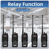 KSUT RL30 Repeater Walkie Talkie Long Range 2 Pieces Professional Wireless Communication Radios For Tunnel Cellar Talkie Walkie